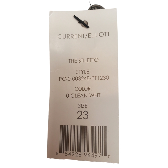 Current Elliott Stilleto Clean White Skinny Jeans - Picture 5 of 11